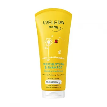 WELEDA BABY ŠAMPON I GEL ZA TUŠIRANJE OD NEVENA 200ML