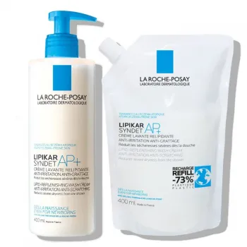 La Roche-Posay LIPIKAR Syndet + eko punjenje za suvu kožu sklonu atopiji (čišćenje)