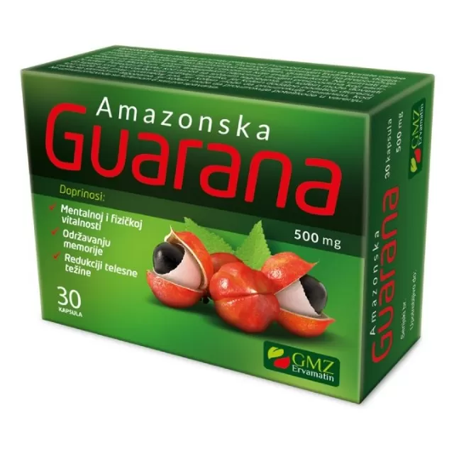 AMAZONSKA GUARANA 500MG KAPSULE A30