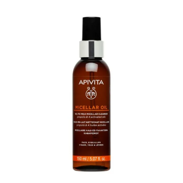 APIVITA MICELARNO ULJE ZA ČIŠĆENJE - LICE, OČI I USNE 150ML