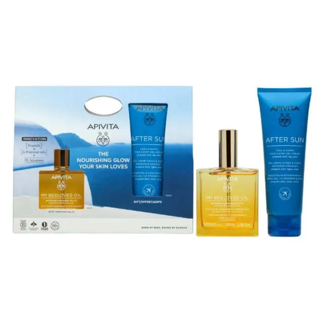 APIVITA PROMO MY BEELOVED OIL 100ML + GEL KREMA POSLE SUNČANJA ZA LICE I TELO 100ML