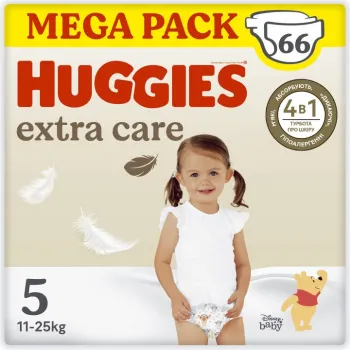 HUGGIES PELENE EXTRA CARE MEGA 5 BOX A66