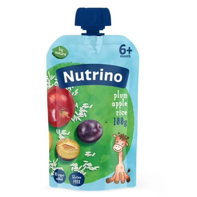 NUTRINO VOĆNI PIRE JABUKA, ŠLJIVA, PIRINAČ 100GR