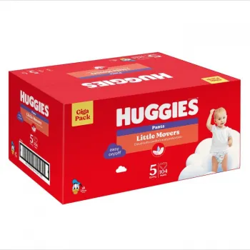 HUGGIES LITTLE MOVERS PELENE GAĆICE 5 BOX A104