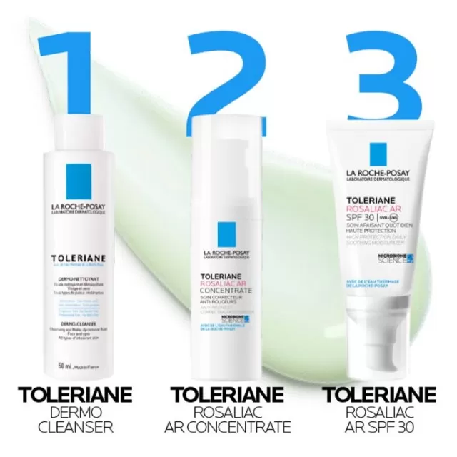 La Roche-Posay TOLERIANE ROSALIAC AR CONCENTRATE Korektivna hidratantna nega protiv crvenila suve kože i za kožu sklonu pojavi rozacee, 40 ml