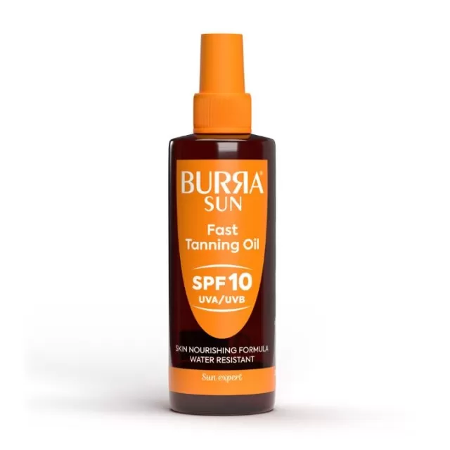 BURRA® SUN FAST TANNING OIL SPREJ SPF 10, 200 ML