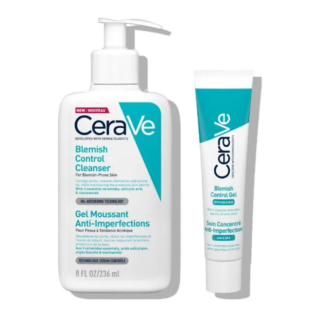 CeraVe Protokol za lice i telo za kožu sklonu aknama i nepravilnostima (čišćenje i nega)