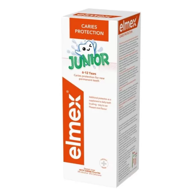 ELMEX TEČNOST ZA ISPIRANJE USTA JUNIOR 400ML
