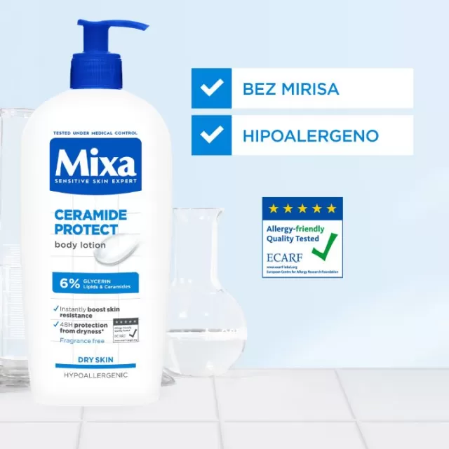 MIXA CERAMIDE PROTECT 6% LOSION ZA TELO 400ML