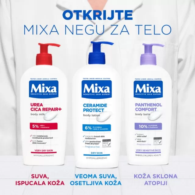 MIXA CERAMIDE PROTECT 6% LOSION ZA TELO 400ML
