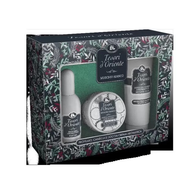TESORI D'ORIENTE SET (EDT+GEL ZA TUŠIRANJE+SVEĆA) MIX