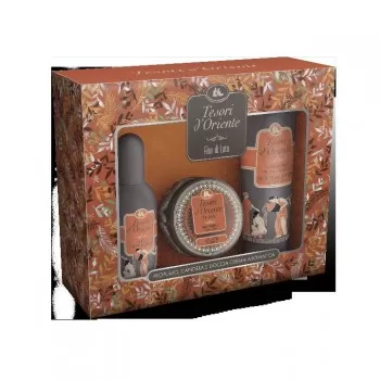 TESORI D'ORIENTE SET (EDT+GEL ZA TUŠIRANJE+SVEĆA) MIX 