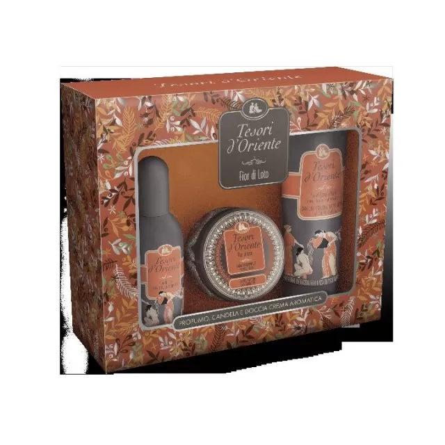 TESORI D'ORIENTE SET (EDT+GEL ZA TUŠIRANJE+SVEĆA) MIX