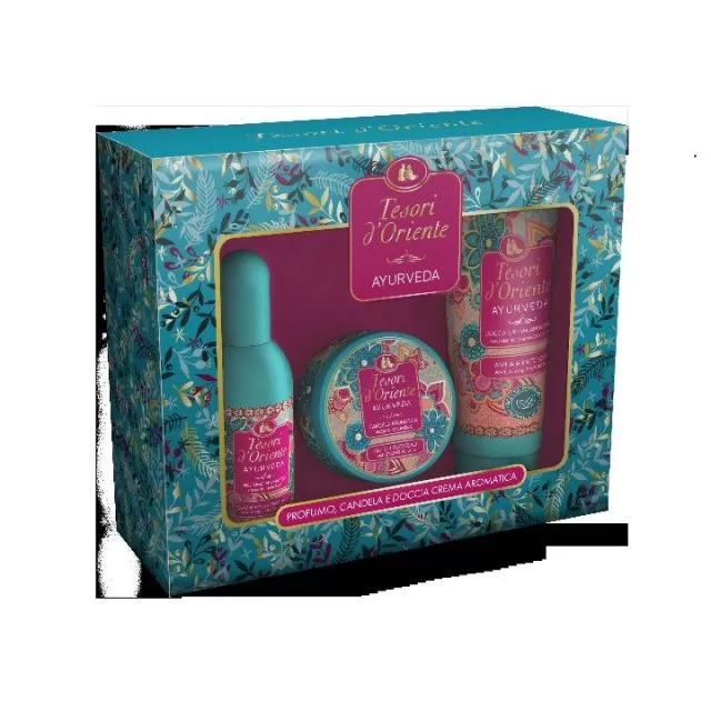 TESORI D'ORIENTE SET (EDT+GEL ZA TUŠIRANJE+SVEĆA) MIX