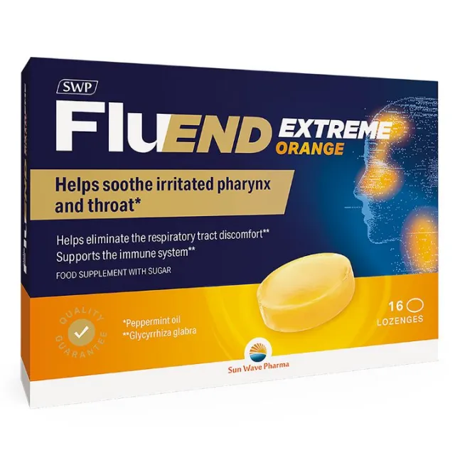 SWP FLUEND EXTREME ORANGE, 16 PASTILA
