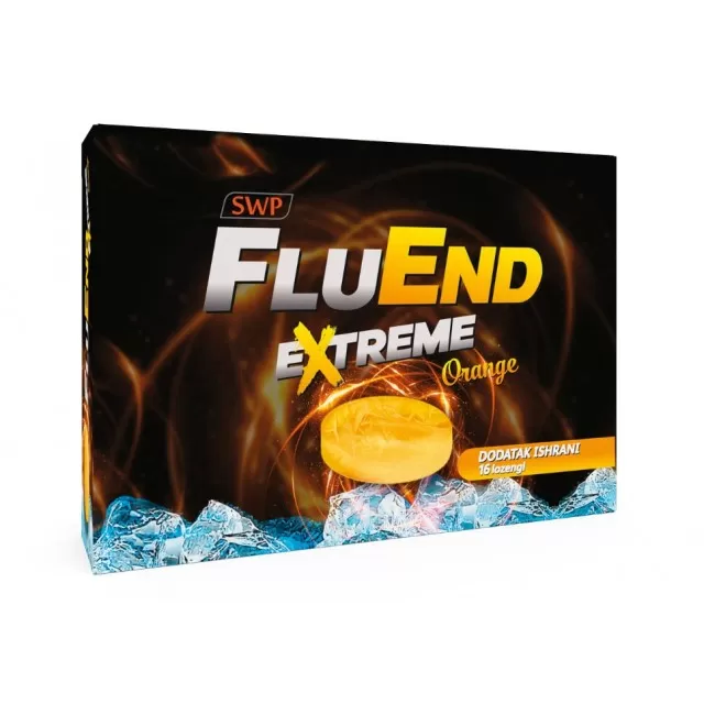 SWP FLUEND EXTREME ORANGE, 16 PASTILA