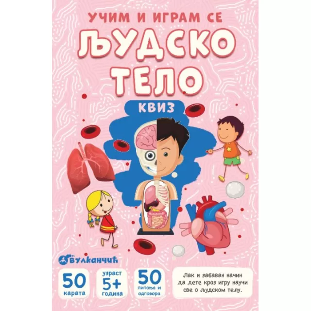 VULKAN KARTE LJUDSKO TELO KVIZ