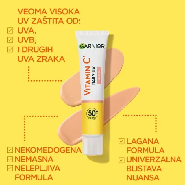 GARNIER  VITAMIN C DNEVNI FLUID SPF 50+ 40ML