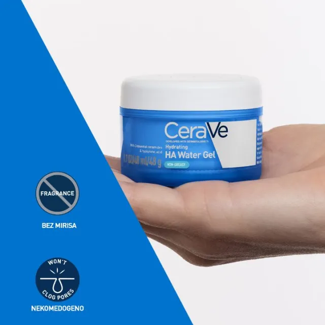 CeraVe Hidratantni Vodeni Gel Obogaćen Hijaluronskom Kiselinom 48 ml