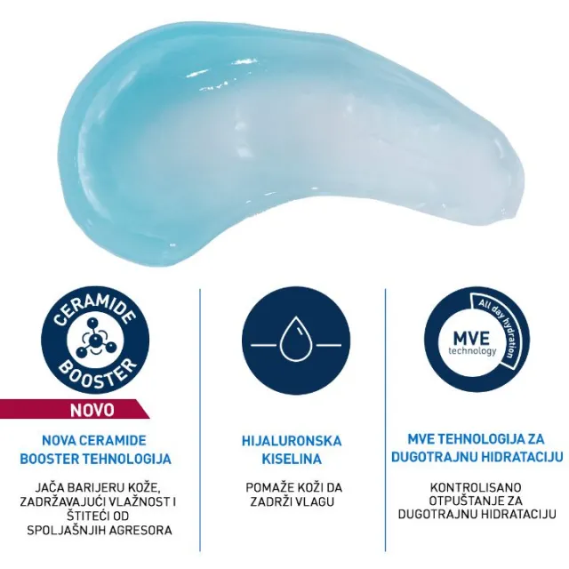 CeraVe Hidratantni Vodeni Gel Obogaćen Hijaluronskom Kiselinom 48 ml