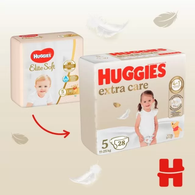 HUGGIES PELENE EXTRA CARE 5 11-25KG A28