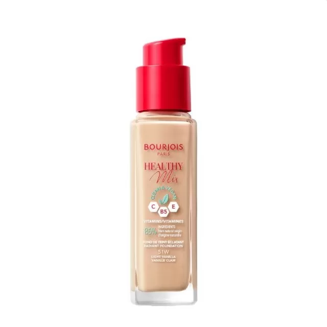 BOURJOIS HEALTHY MIX FOUNDATION VEGAN 51 PUDER 30ML