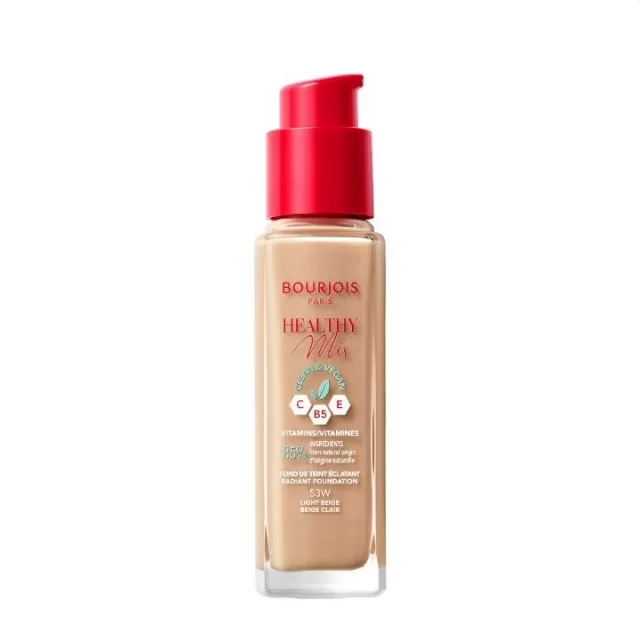 BOURJOIS HEALTHY MIX FOUNDATION VEGAN 53 PUDER 30ML