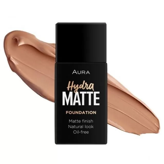 AURA HYDRA MATTE TEČNI PUDER 018
