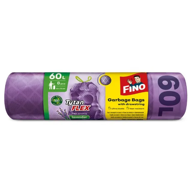 FINO KESE ZA SMEĆE TYTAN FLEX LAVANDA 60L A8