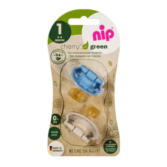 NIP GREEN LINE KAUČUK VARALICA CHERRY ZA DEČAKE 0-6M