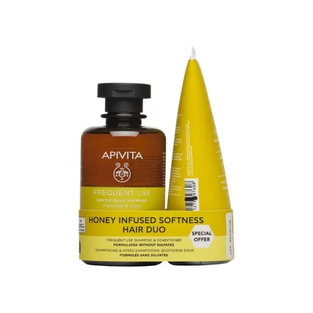 APIVITA PROMO NEŽNI ŠAMPON KAMILICA 250ML + REGENERATOR 150ML
