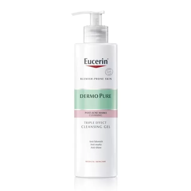 EUCERIN DERMOPURE GEL ZA ČIŠĆENJE SA TROSTRUKIM EFEKTOM 400ML