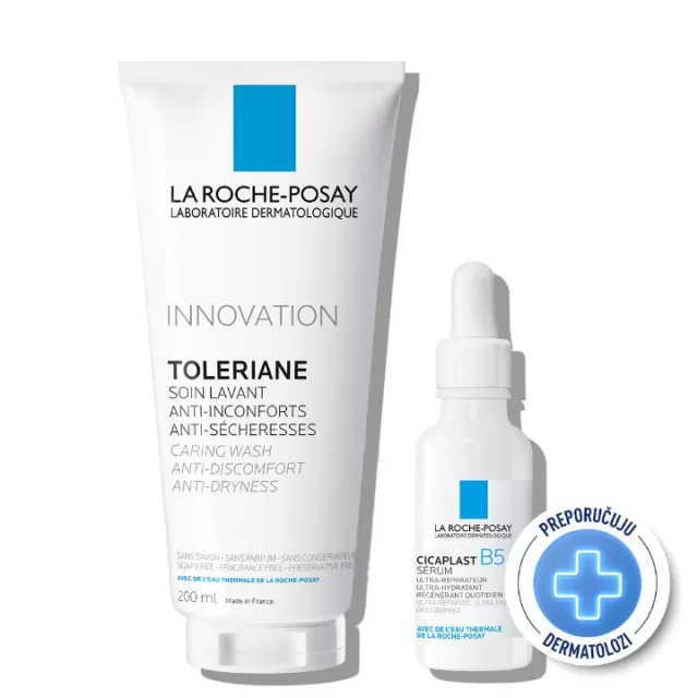 La Roche-Posay  Ultra-obnavljajući protokol za dehidriranu i iritiranu kožu (čišćenje i nega)
