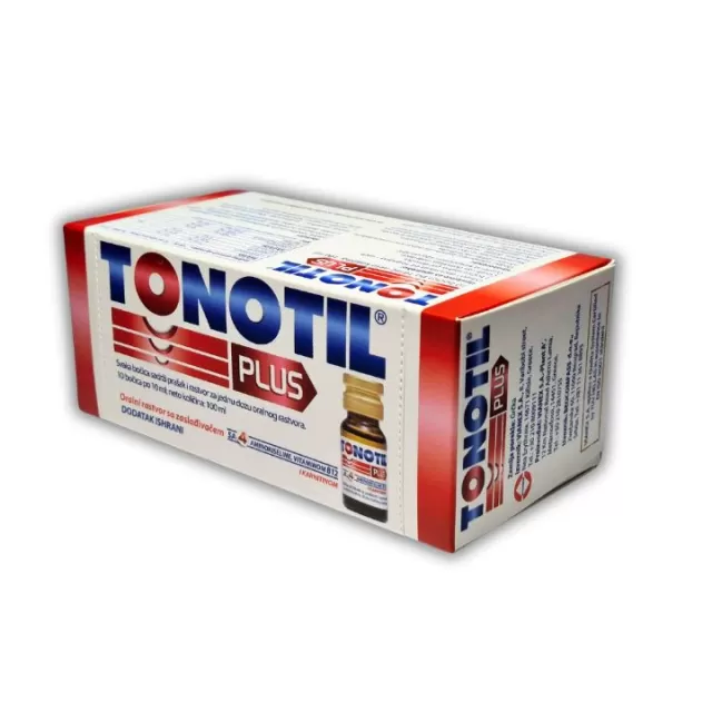 TONOTIL PLUS ORALNI RASTVOR 10 BOČICA x 10ML