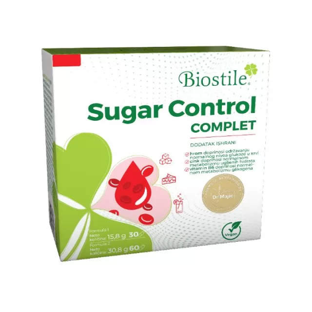 BIOSTILE SUGAR CONTROL 30+60 KAPSULA