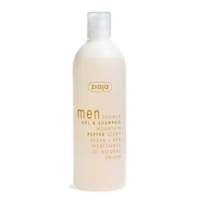 ZIAJA MEN GEL ZA TUŠIRANJE&ŠAMPON MOUNTAIN PEPPER 400ML
