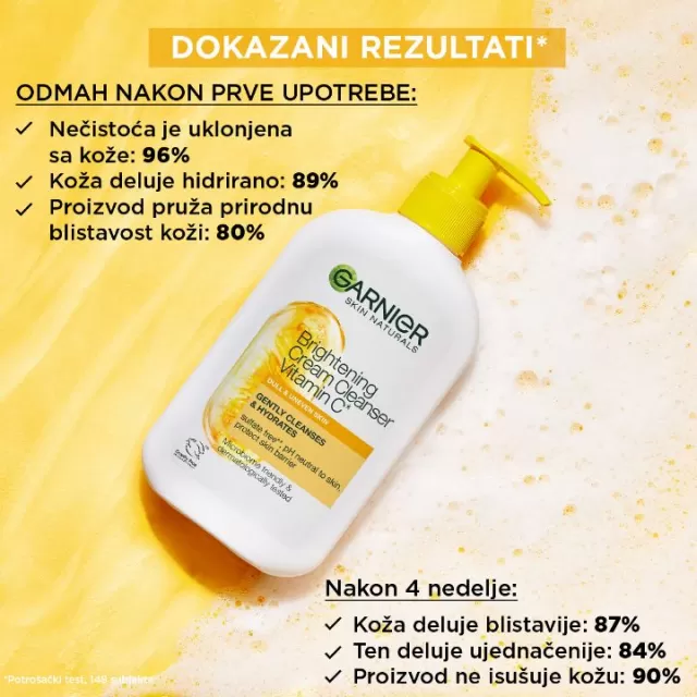 GARNIER VITAMIN C GEL ZA ČIŠĆENJE KREMASTE TEKSTURE 250ML