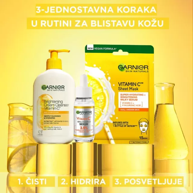 GARNIER VITAMIN C GEL ZA ČIŠĆENJE KREMASTE TEKSTURE 250ML