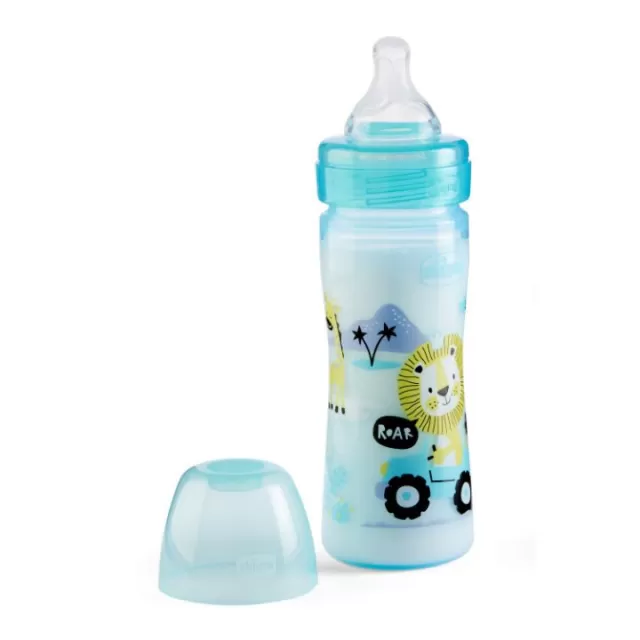 CHICCO WB PLASTIČNA FLAŠICA PLAVA 250ML