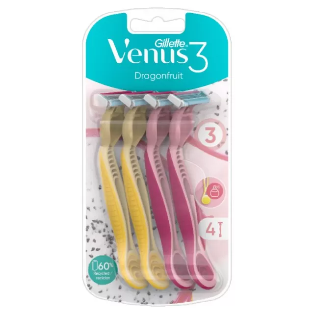 GILLETTE VENUS 3 DRAGONFRUIT BRIJAČ ZA JEDNOKRATNU UPOTREBU A4