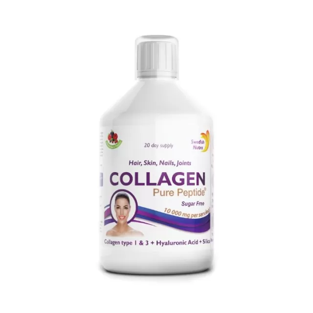 SWEDISH NUTRA COLLAGEN 10000 BOVINE PURE PEPTIDE BEZ ŠEĆERA 500ML