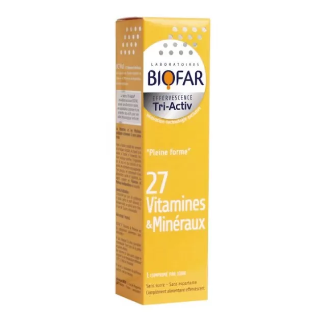 BIOFAR 27 VITAMINA+MINERALA 15 ŠUMEĆIH TABLETA