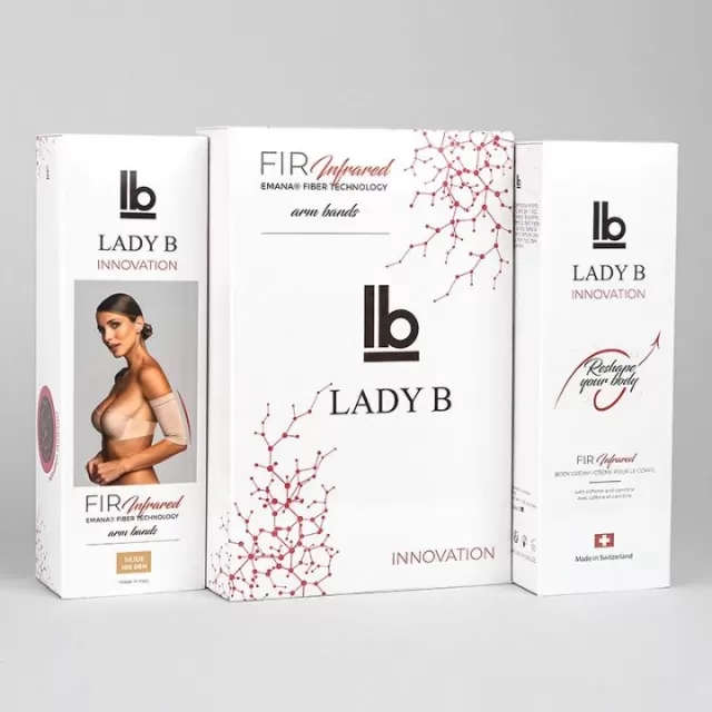 LADY B FIR SET RUKAVI NUDE ONE SIZE + KREMA