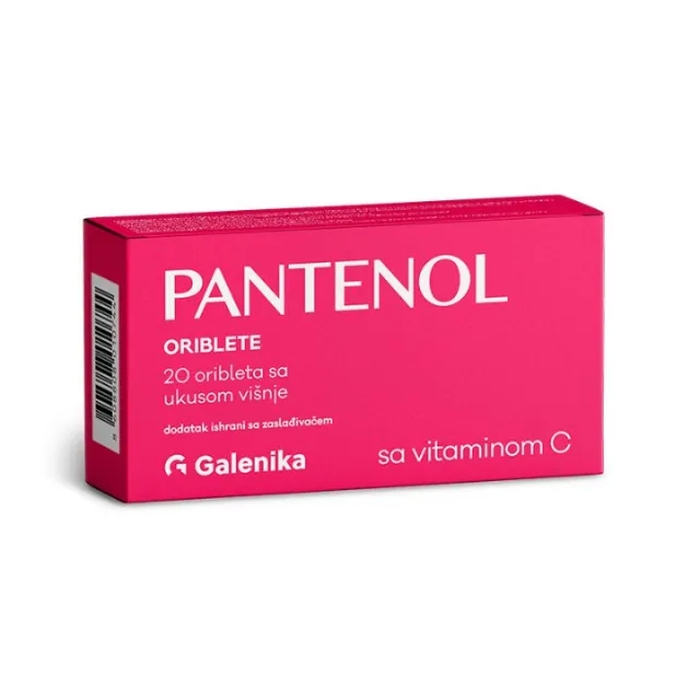 PANTENOL ORIBLETE SA VITAMINOM C UKUS TREŠNJE A20