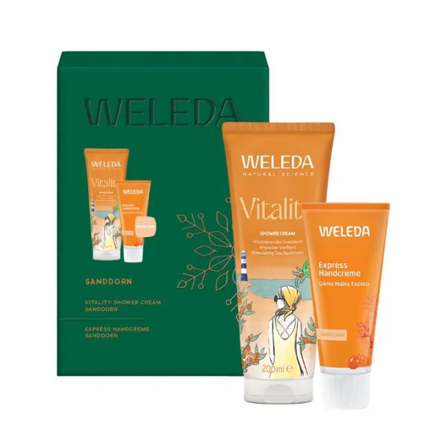 WELEDA SET VIZALITY PASJI TRN GEL ZA TUŠIRANJE 200ML + POKLON KREMA ZA RUKE OD PASJEG TRNA 50ML