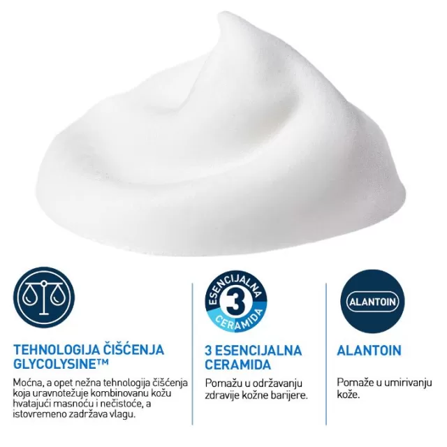 CeraVe Balancing Air Foam Pena za Čišćenje Lica za uravnoteženu kožu 148ml