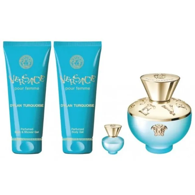 VERSACE DYLAN TURQUOISE PROMO SET