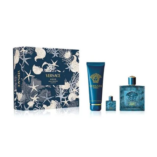 VERSACE EROS MEN SET (PARFEM 100ML + SHOWER GEL 150ML + PARFEM 5ML)