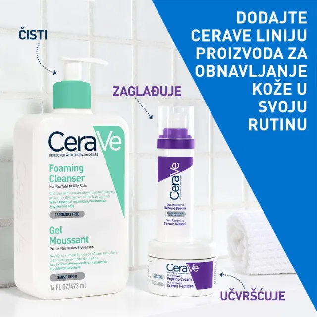CERAVE SKIN RENEWING OBNAVLJAJUĆA KREMA SA PEPTIDNIM KOMPLEKSOM 48ML
