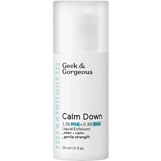 GEEK&GORGEOUS CALM DOWN 3.2% PHA + 0.8% BHA TONER 30ML